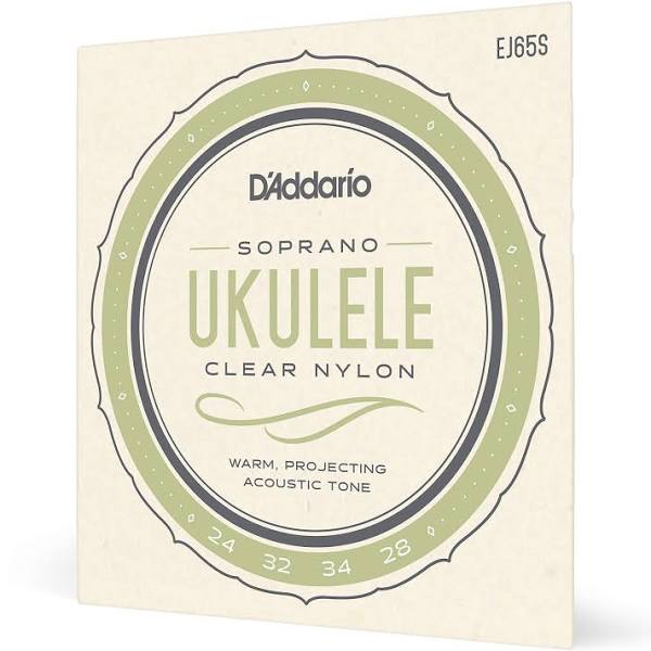 D'Addario EJ65S Pro-Arte Custom Extruded Soprano Nylon Ukulele Strings