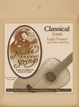 Classical N-440 Silver Wrap Medium Tension Ball-End