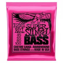 Ernie Ball 2834 Super Slinky Nickel Wound Electric Bass Strings - .045-.100