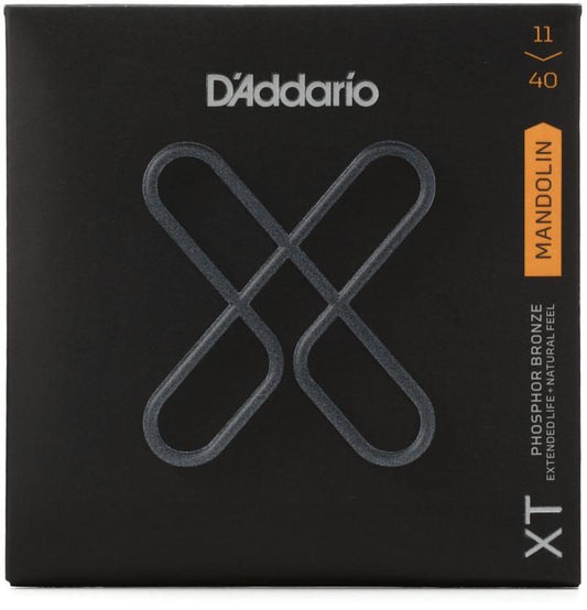 D'Addario XTM1140 XT Phosphor Bronze Mandolin Strings -.011-.040 Medium