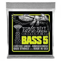 Ernie Ball 3836 Regular Slinky Coated Electric Bass Strings - .045-.130 5-string