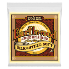 Ernie Ball 2045 Earthwood 80/20 Bronze Silk and Steel Soft Acoustic Guitar Strings