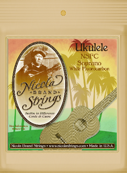 Ukulele NSFC - Soprano  White Fluorocarbon    Soprano Gauges: .026 .032 .040 .026