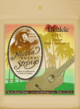 Ukulele NTFC Tenor  White Fluorocarbon    Tenor Gauges: .029 .033 .041 .029
