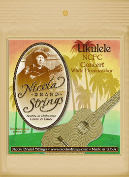 Ukulele NCFC Concert  White Fluorocarbon    Concert Gauges: .024 .033 .041 .029