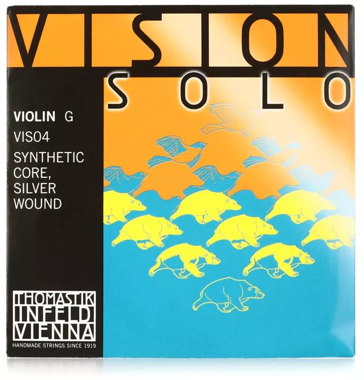 Thomastik-Infeld VIS04 Vision Solo Violin G String - 4/4 Size Silver-wound