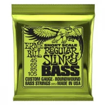 Ernie Ball 2852 Regular Slinky Nickel Wound Short Scale Electric Bass Strings - .045-.105
